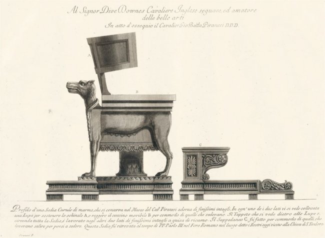 Piranesi, Al Signor Dive Downes Cavaliere Inglese (1 of 1)