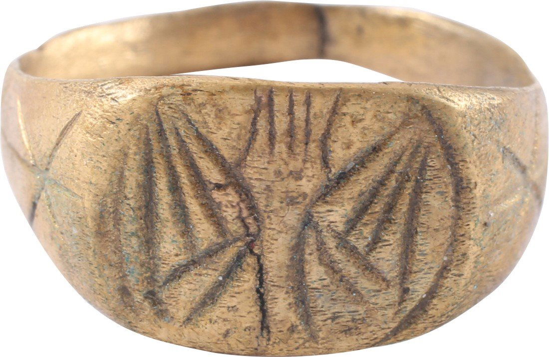 Bronze Viking Seaman's Ring, 850-1050 A.D. (1 of 3)