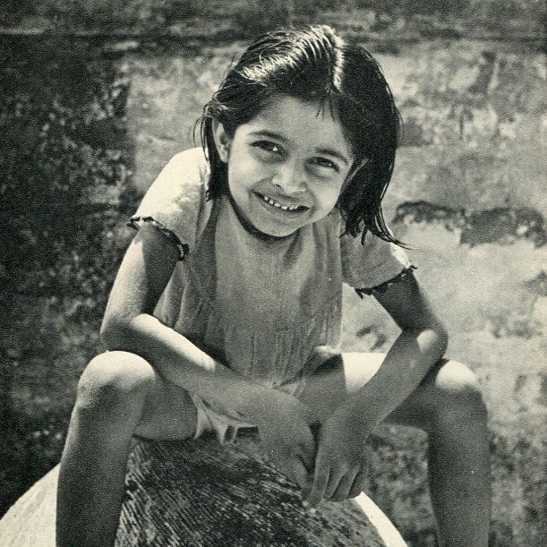 Cecil Beaton: Daughter of the Poet Bishnu Dey: Medium: Sheet-fed Copperplate Gravure Printer: The Vandyck Printers Limited, Bristol Date: 1948 Image Size: 6 x 6 inches Cecil Beaton was an English fashion, portrait and war photographer, whose portr