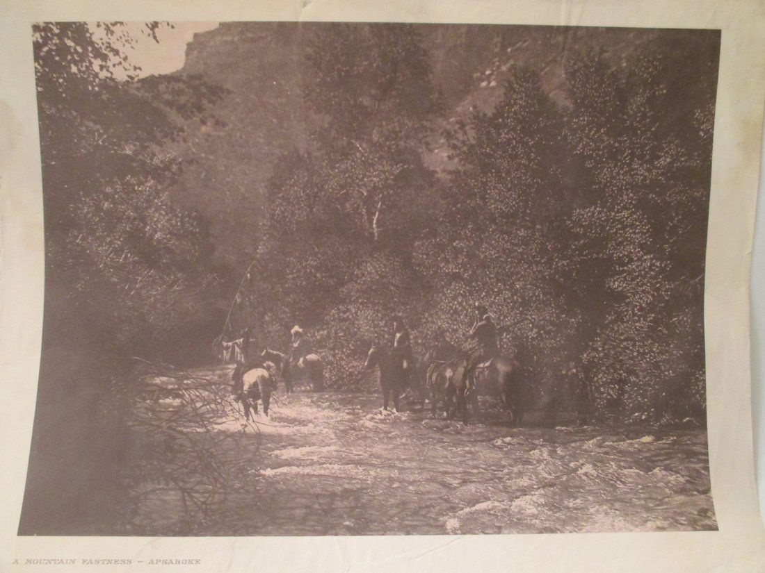 Edward S. Curtis: A Mountain Fastness, Apsaroke (1 of 1)