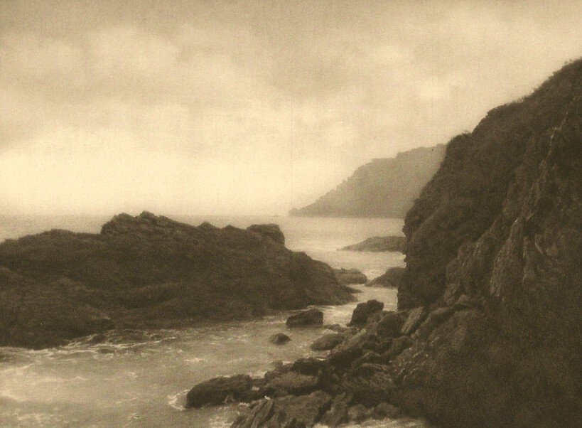 E.O. Hoppe: Coast at Salcombe, Devon (1 of 1)