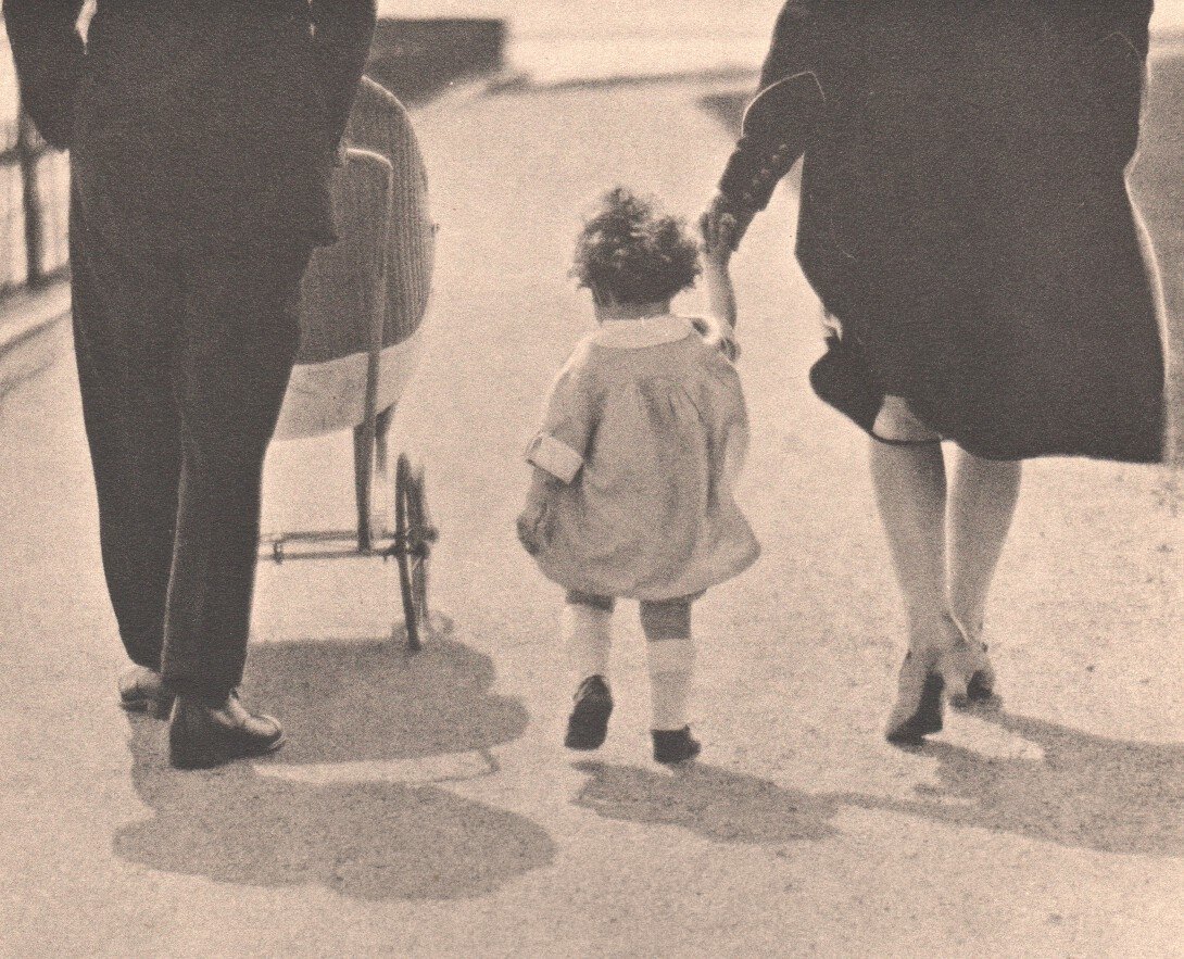 John Morris: The Family: Medium: Collotype Date: 1929 Printer: Meriden Gravure Company, USA Image Size: 7.5 x 5.5 inches No Reserve: This lot starts at $1 and has no reserve as a courtesy so that collectors can determine the