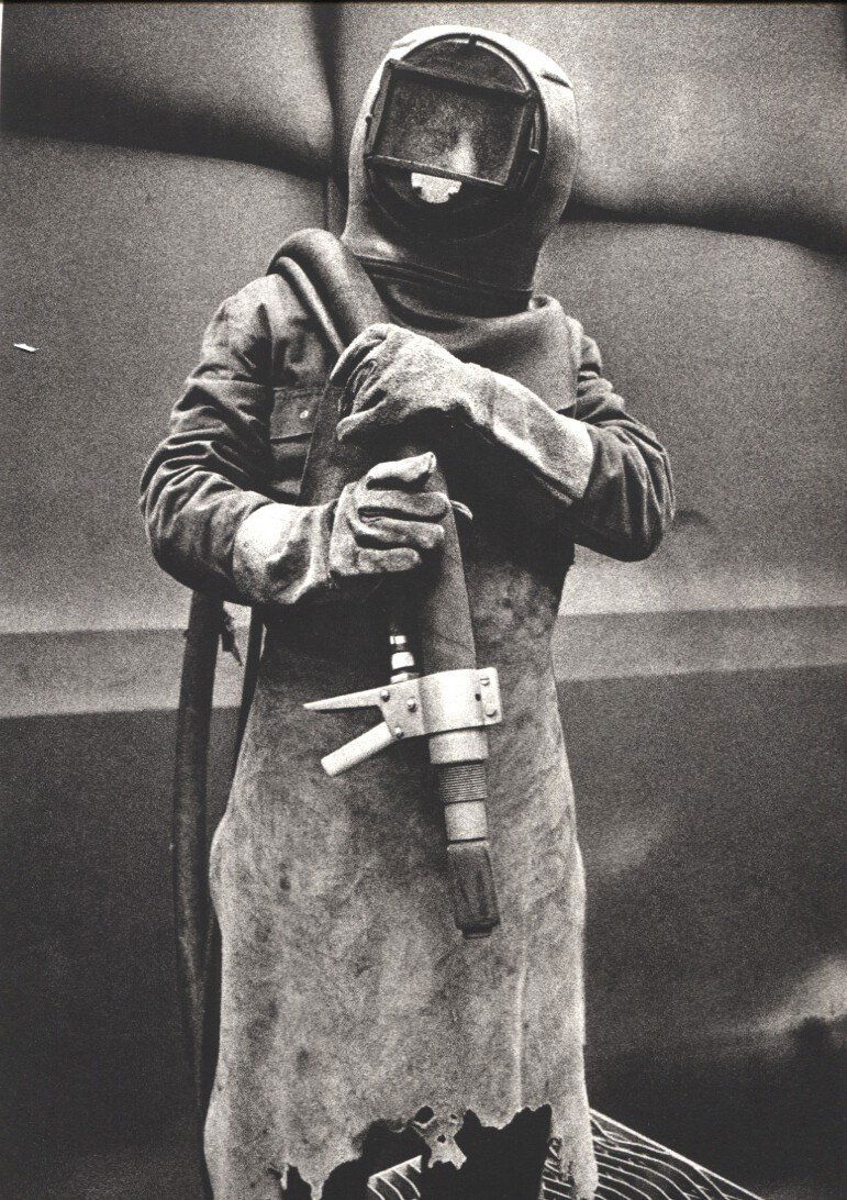 Sebastiao Salgado: Sandblaster at Shipyard (1 of 1)