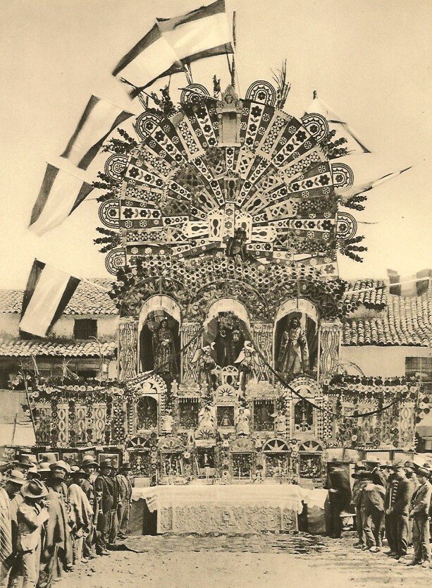 Dr. R.N. Wegner: Altar Used in Processions: Medium: Sheet fed Copperplate Gravure Origin: Berlin Image Size: 6 x 8.25 inches No Reserve: This lot starts at $1 and has no reserve as a courtesy so that collectors can determine the true market val
