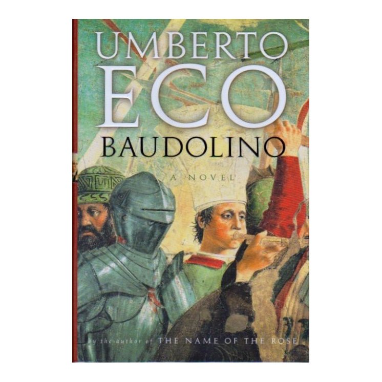 Baudolino by Umberto Eco, 2002: Book Title: Baudolino Author: Umberto Eco Publisher: Harcourt, New York Year: 2002 First American Edition Comes in dust jacket Markings: Signed by Umberto Eco on title page Description: It's 1204 and 