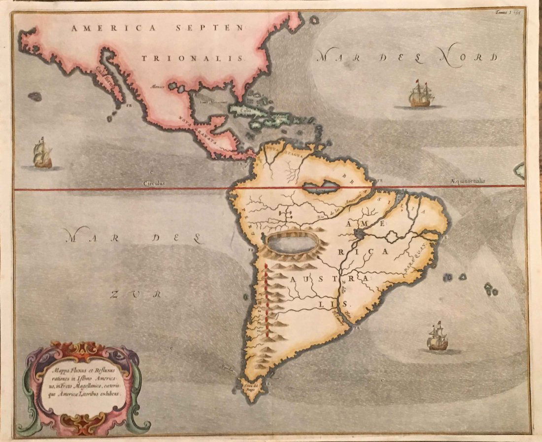 Mappa Fluxus et Reflexes, Kircher 1665 (1 of 1)