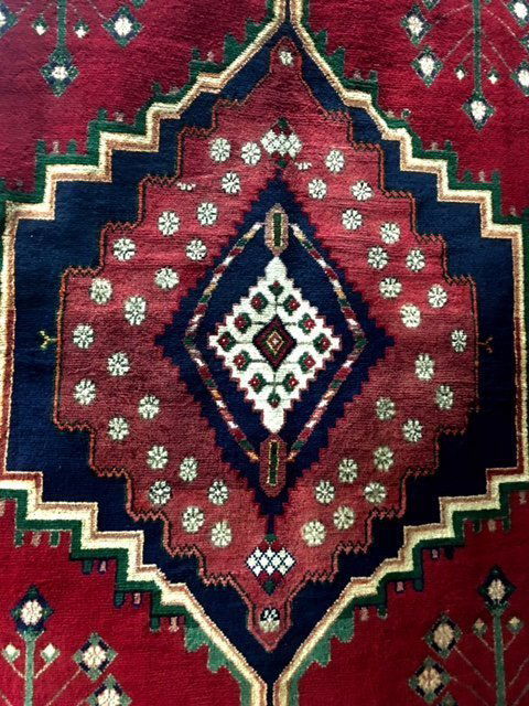 No Reserve Original Hand-made Persian Area Rug 5.7x 7.8 (1 of 5)