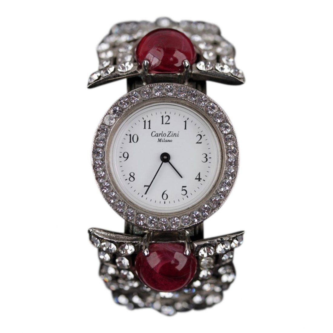 Vintage Carlo Zini Crystal Rhinestones Wristwatch (1 of 7)