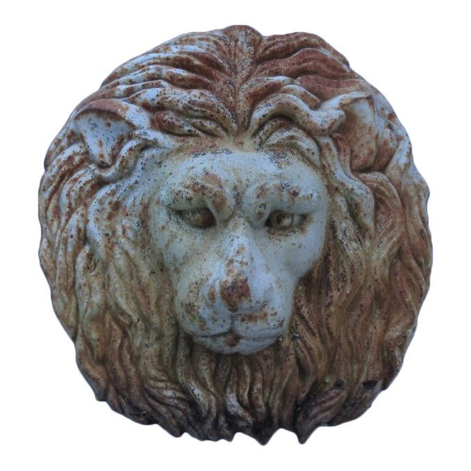 20th C Cast Iron Lion Head (1 of 3)