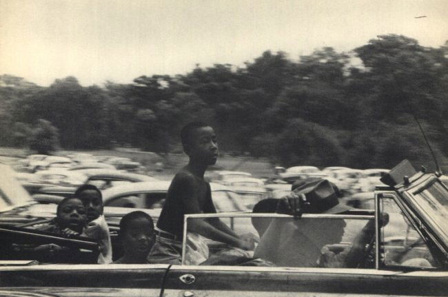 Robert Frank: Belle Isle, Detroit: Gravure Title: Belle Isle, Detroit Artist: Robert Frank Medium: Sheet-fed Gravure Date: 1958 Printed in: France Size: 7 x 5 inches Robert Frank (b. 1924) is an American photographer and documentary fi