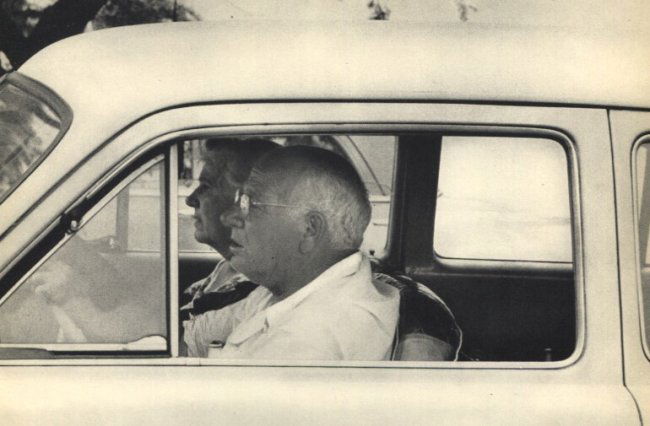 Robert Frank: Detroit: Gravure Title: Detroit Artist: Robert Frank Medium: Sheet-fed Gravure Date: 1958 Printed in: France Size: 7 x 5 inches Robert Frank (b. 1924) is an American photographer and documentary filmmaker. His