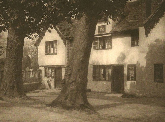 E.O. Hoppe: Old Houses Horsham, Sussex (1 of 1)