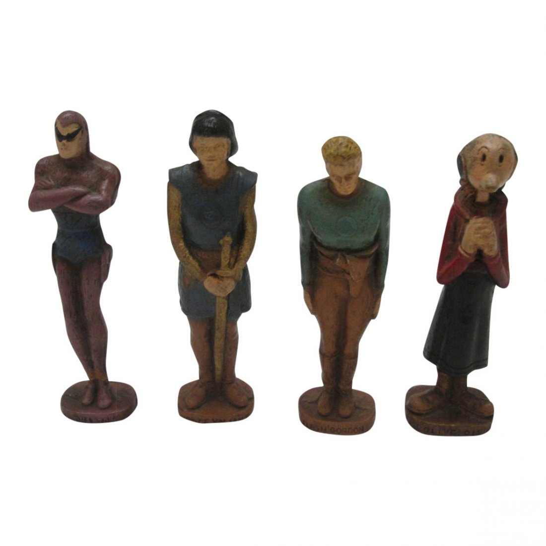 Lot of 8 Syroco Figures, 1944 (1 of 5)
