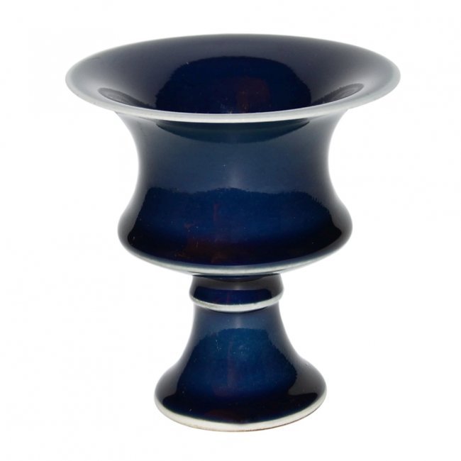 Ming Dynasty Blue Glazed Stem Cup (1 of 4)