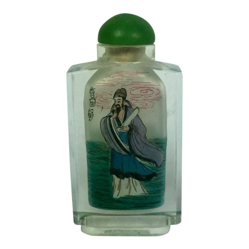 Three Reverse Painting on Glass Snuff Bottles (1 of 6)