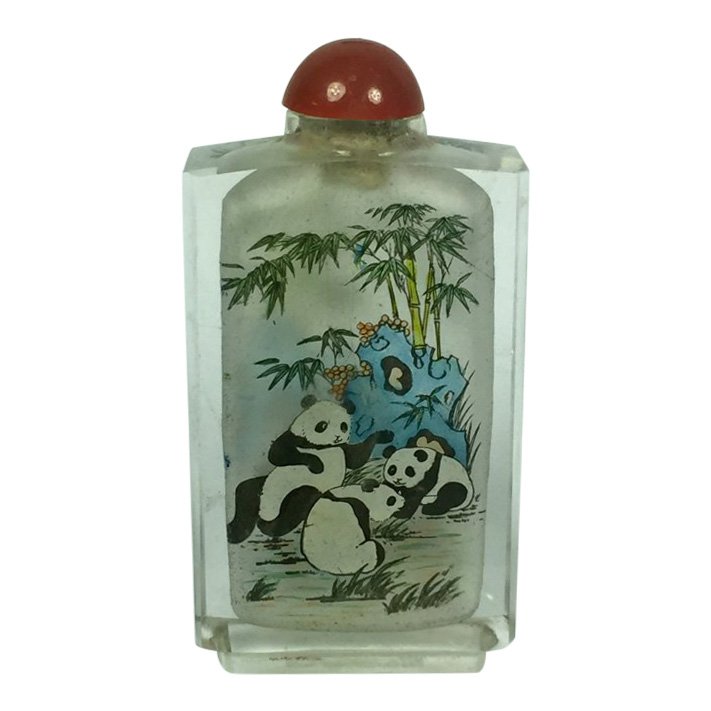 Three Reverse Painting on Glass Snuff Bottles (1 of 6)