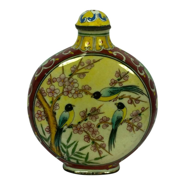 Three Enameled Snuff Bottles (1 of 10)
