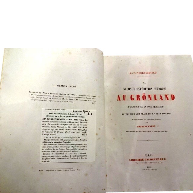 Nordenskiold La Seconde Expedition Suedoise Au Gronland (1 of 4)