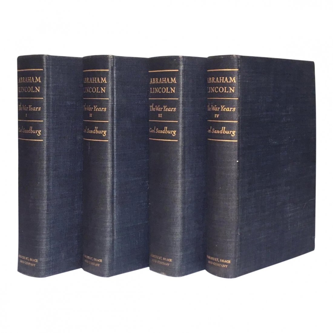 Abraham Lincoln The War Years by Carl Sandburg (1 of 5)