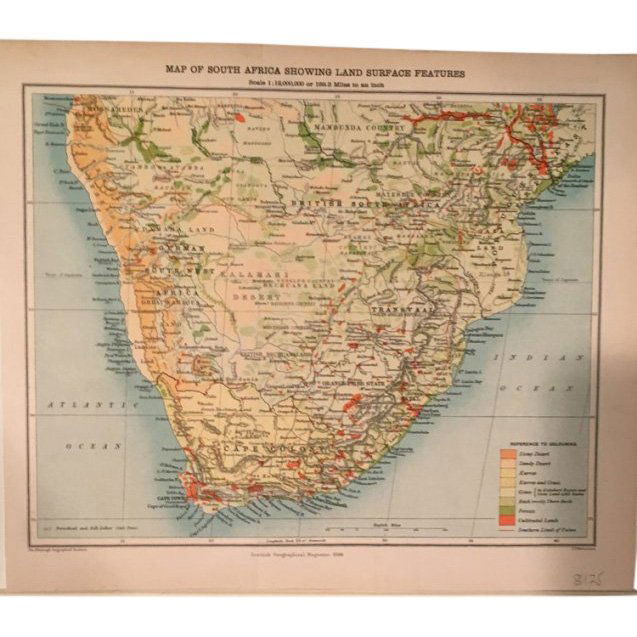 Map of South Africa 1896 (1 of 1)