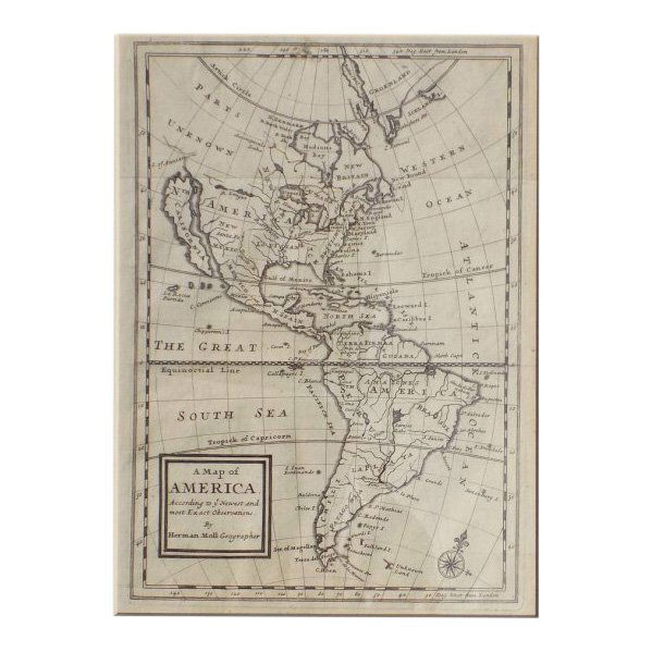 America by Herman Moll 1716 (1 of 5)