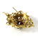 14K Vintage Yellow Gold Garnet Vintage Pendant - 3