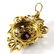 14K Vintage Yellow Gold Garnet Vintage Pendant - 5