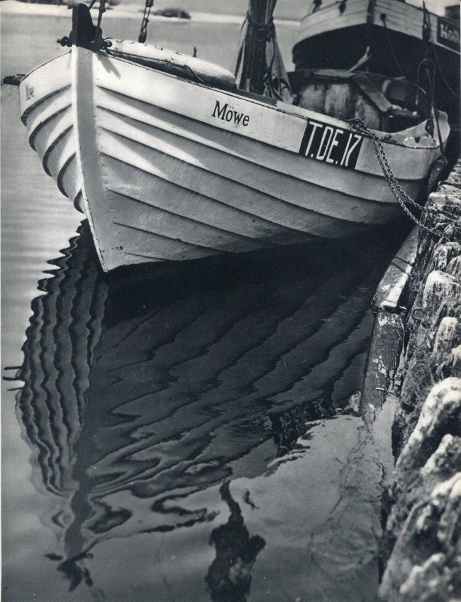 Andreas Feininger: Boat Reflection (1 of 1)