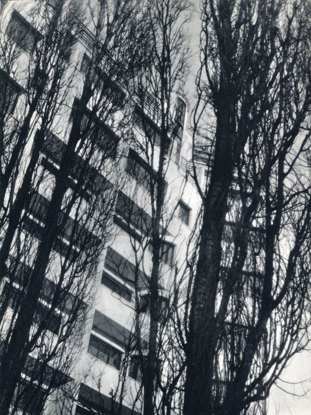 Dora Maar: Apartment Building: Title: Apartment Building Artist: Dora Maar Medium: Vintage Sheet-fed Gravure Date: 1932 Printer: La Neogravure, France Image Size: 8 x 11 inches Dora Maar (1904 - 1951) was a photographer, poet, and