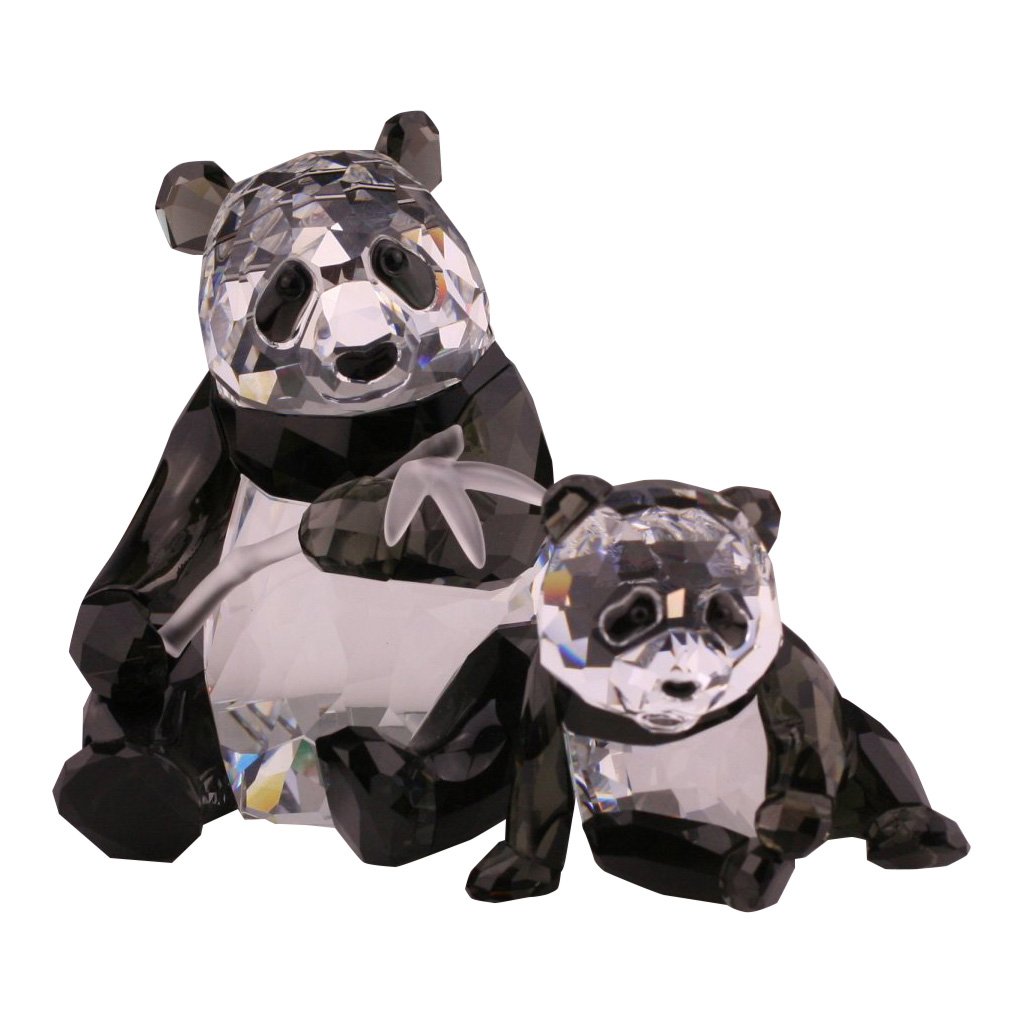 Two Swarovski Wildlife Panda Figurines (1 of 7)