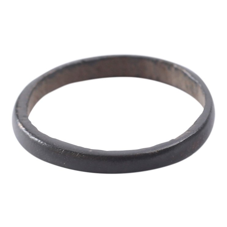 Viking Woman's Wedding Ring 9-10th C: Item: Viking Woman's Wedding Ring Date: 800-900 A.D. Material: Bronze, originally gold or silver plated Size: 4 1/4 Rings were exchanged at Viking weddings, on the pommel of the groom's sword and worn