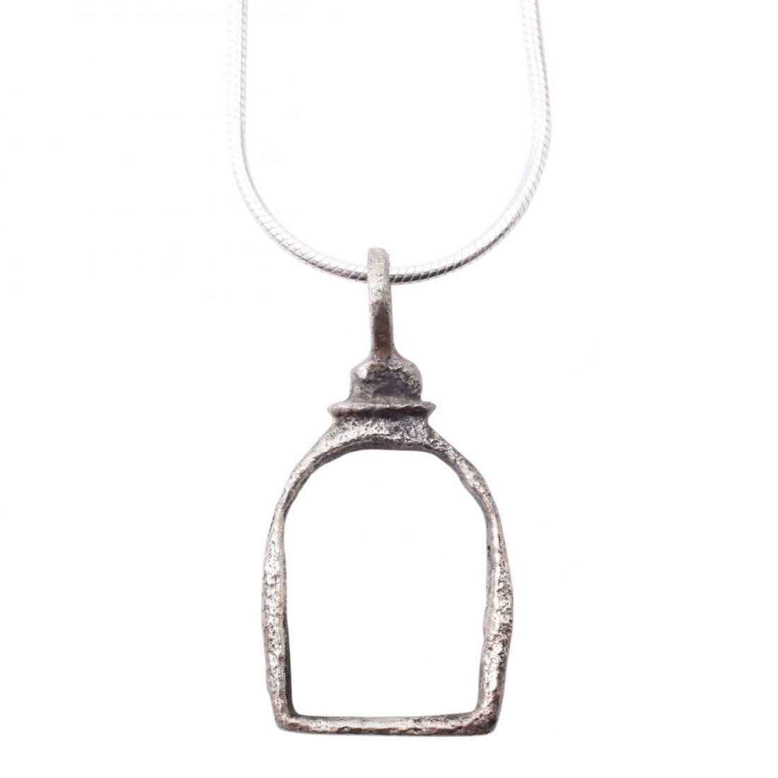 Rare Viking Stirrup Pendant 10-11th C (1 of 2)