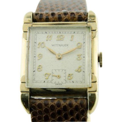 Wittnauer Men's Antique Watch: Item: Wittnauer Men's Antique Watch Date: ca. 1940's Manual wind Wittnauer was a watch and timepiece company, founded in 1885 by Swiss immigrant Albert Wittnauer, that is now a brand of the Bulova com