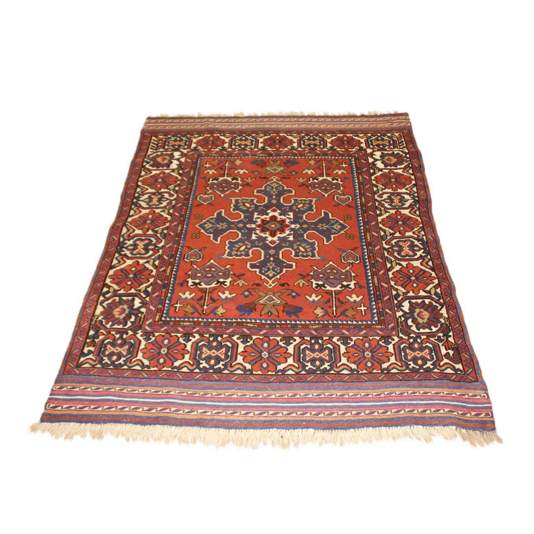 Handmade Mixed Technique Sumack Baluch Area Rug 4.5x6 (1 of 6)