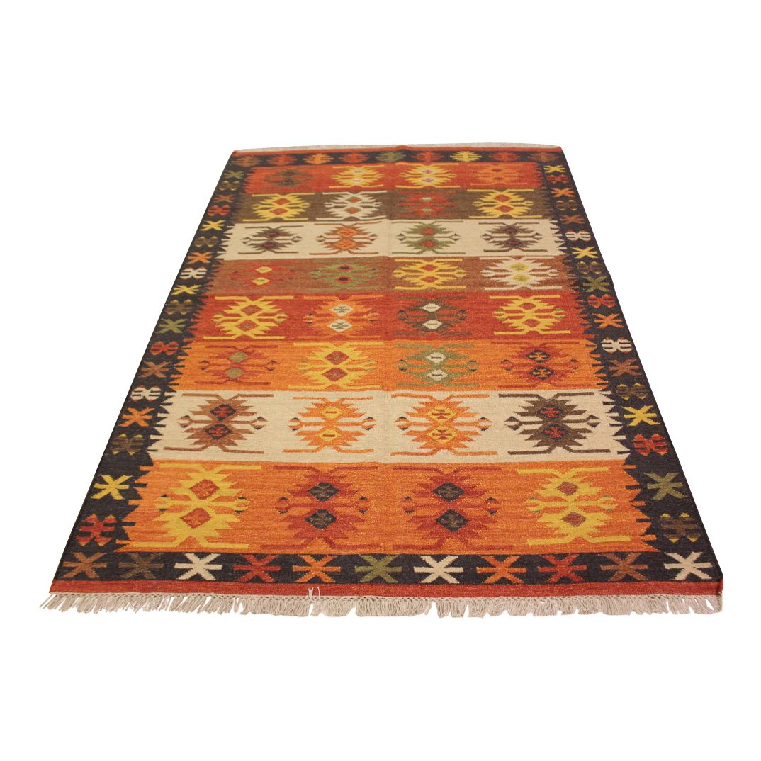Tribal Handmade Flatweave Kilim Area Rug 5.3x7.8 (1 of 6)