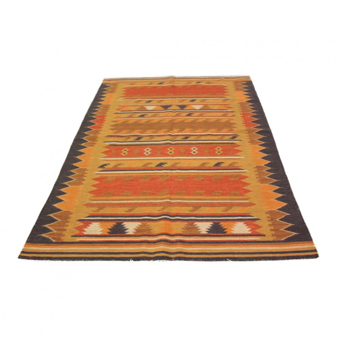 Handmade Flat Weave Kilim Rug 5.6x8 (1 of 6)