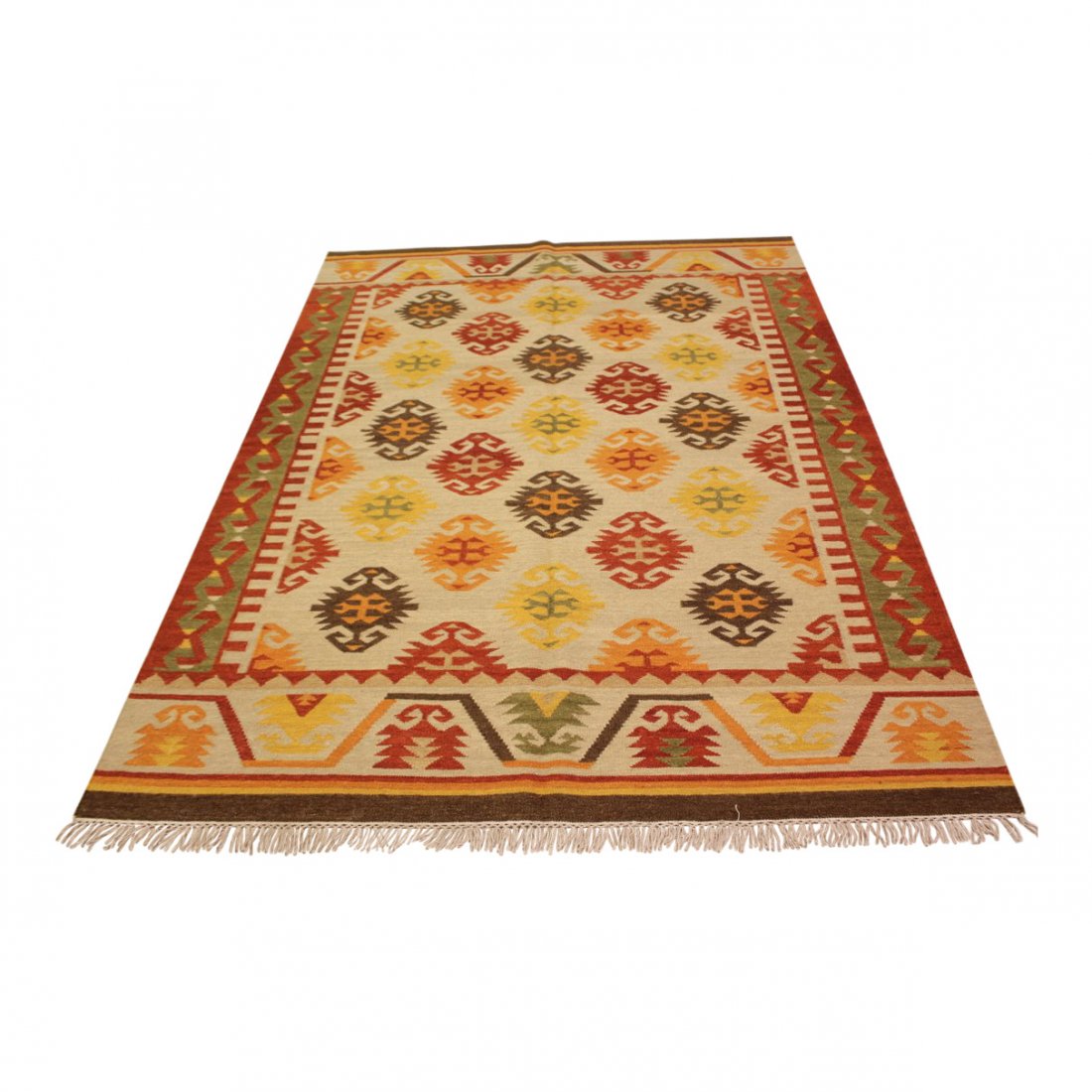Shirvan Flatweave Handmade Kilim Rug 5.3x7.7 (1 of 6)