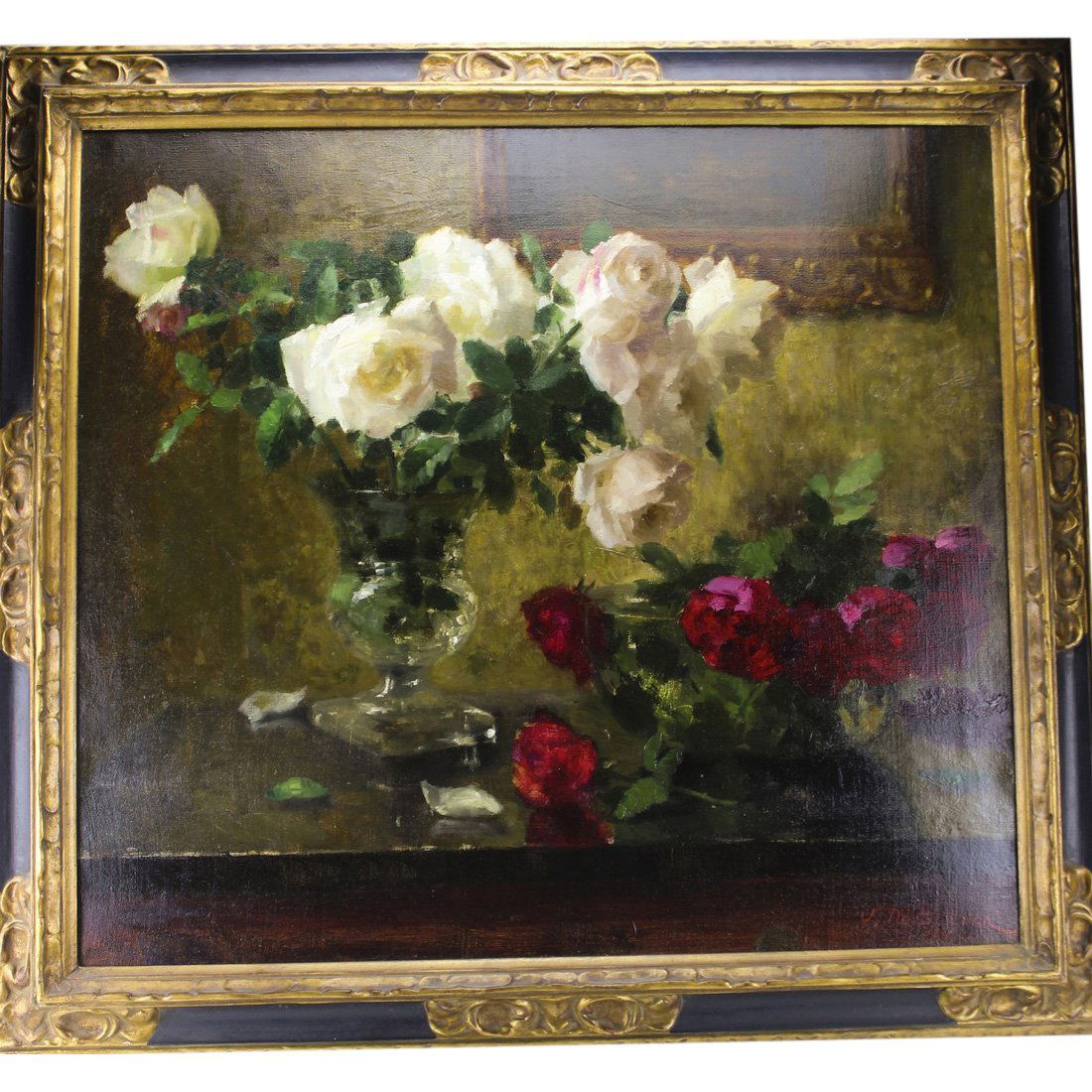Joseph De Belder: Still Life Painting 19th C (1 of 4)