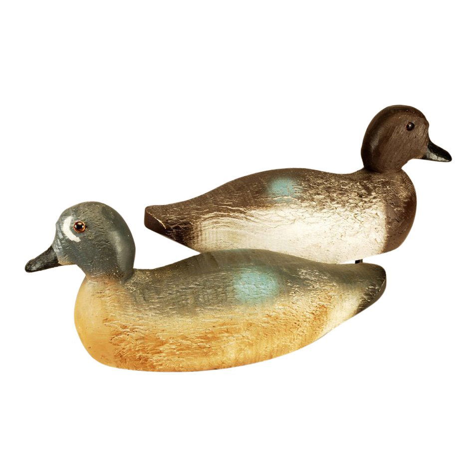 MS Animal Trap Co. Drake Decoy Pair, 1950s (1 of 5)