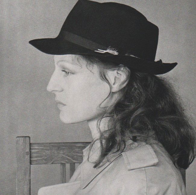 Mapplethorpe: Caterine Milinaire, 1979: Title: Caterine Milinaire, 1979 Artist: Mapplethorpe Medium: Sheet-fed Copperplate Gravure Date: 1985 Origin: Japan Image Size: 10 x 10 inches Robert Mapplethorpe was an American photographer, known f