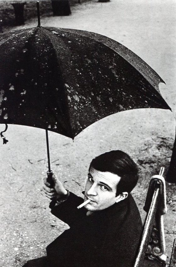 Jeanloup Sieff: Francois Truffaut 1959: Title: Francois Truffaut 1959 Artist: Jeanloup Sieff Medium: Sheet-fed Copperplate Gravure Date: 1982 Printer: Contrejour, France Image Size: 6 x 9 inches Jeanloup Sieff (1933-2000) was a French photo
