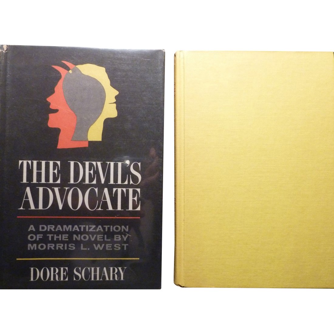 Dore Schary: The Devil's Advocate - Signed: Book Title: The Devil's Advocate (A Dramatization of the Novel By Morris L. West) Author: Dore Schary Publisher: William Morrow & Co., New York Date: 1961 Later printing Hardcover, 8vo Size: 7 inches 