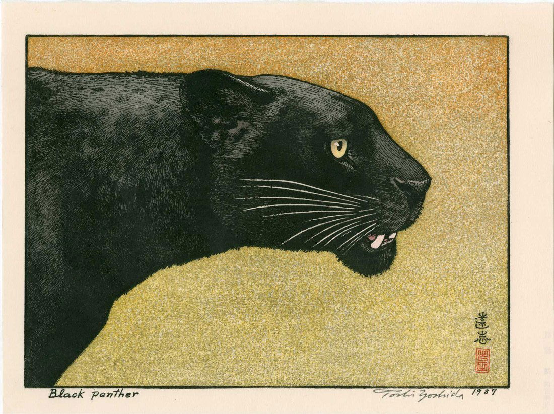 Toshi Yoshida: Black Panther, 1987 (1 of 2)