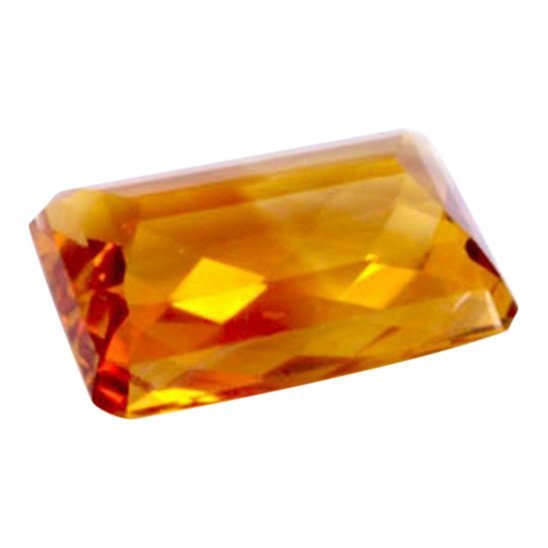 Citrine Emerald Cut Loose Stone, 6 ctw (1 of 1)
