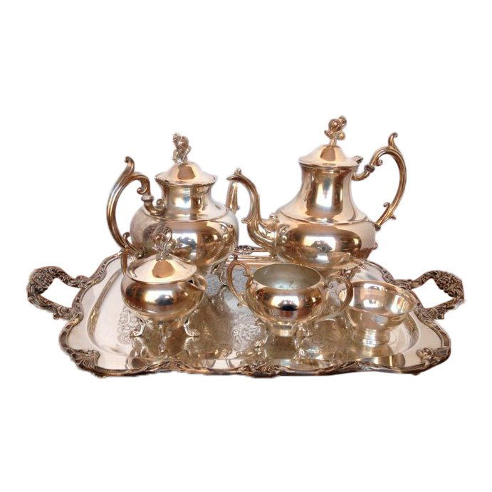 Vintage Reed & Barton Silver Plated Tea Set, 6 Piece (1 of 6)
