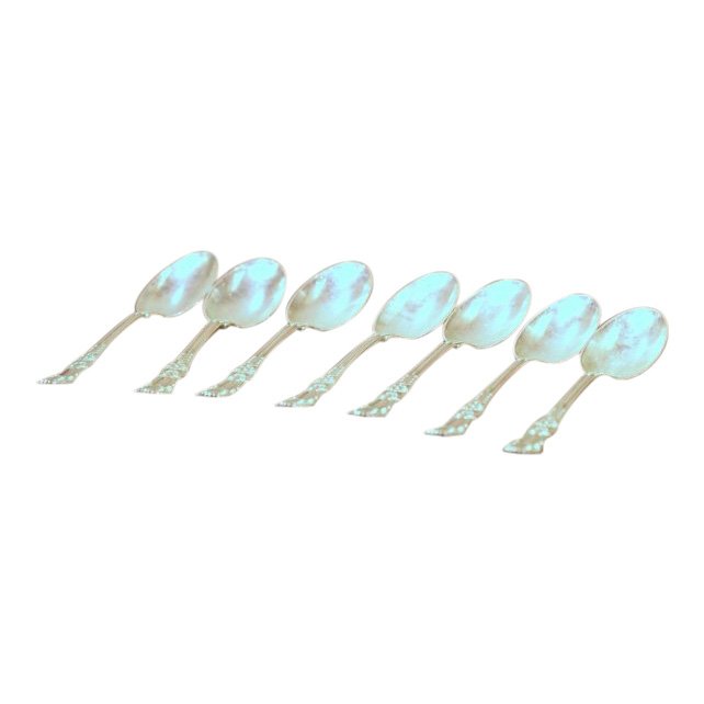 Seven Tiffany & Co English King Sterling Silver Spoons (1 of 5)