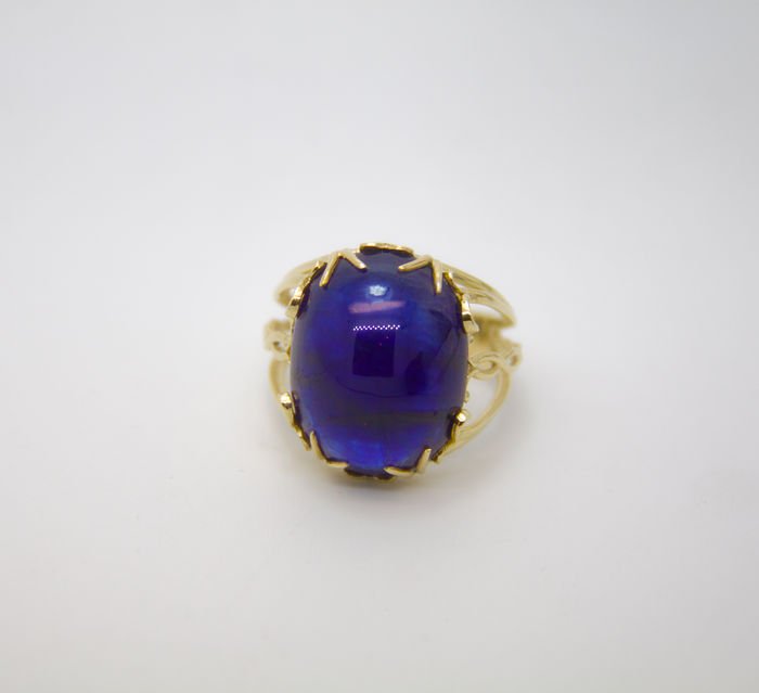 14K Gold Natural Sapphire Ring (1 of 6)