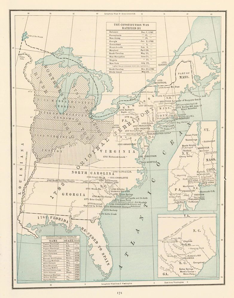 George Cram: Ratification of the Constitution 1889 (1 of 1)