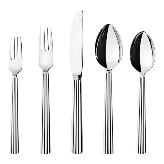 Georg Jensen: Bernadotte Stainless Steel Flatware Set (1 of 4)