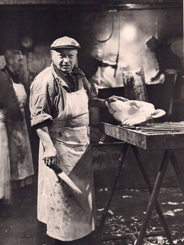 Robert Doisneau: Scalded Veal: Gravure Title: Scalded Veal Artist: Robert Doisneau Date: 1968 Medium: Sheet-fed Gravure Printer: Presses Des Imprimeries, France 1979 Image Size: 7 x 9 inches Robert Doisneau was a French photographe